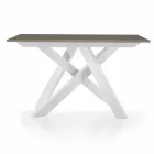 Tavolo Consolle Allungabile fino a 325 cm in Melaminico Made in Italy – Settimmio Viadurini