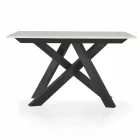 Tavolo Consolle Allungabile fino a 325 cm in Melaminico Made in Italy – Settimmio Viadurini