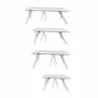 Tavolo Consolle Allungabile fino a 325 cm in Melaminico Made in Italy – Settimmio Viadurini