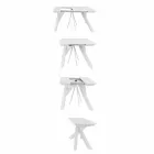 Tavolo Consolle Allungabile fino a 325 cm in Melaminico Made in Italy – Settimmio Viadurini