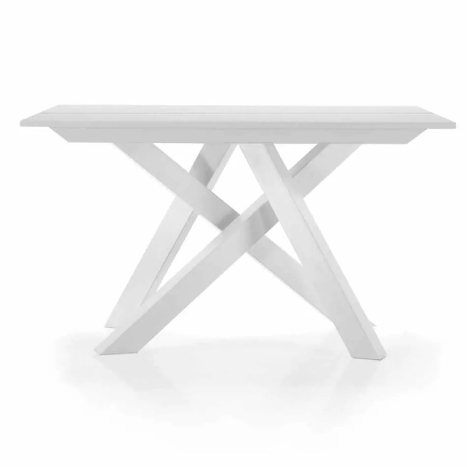 Tavolo Consolle Allungabile fino a 325 cm in Melaminico Made in Italy – Settimmio Viadurini