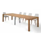 Tavolo Consolle Allungabile in Legno Impiallacciato Made in Italy – Gordito Viadurini