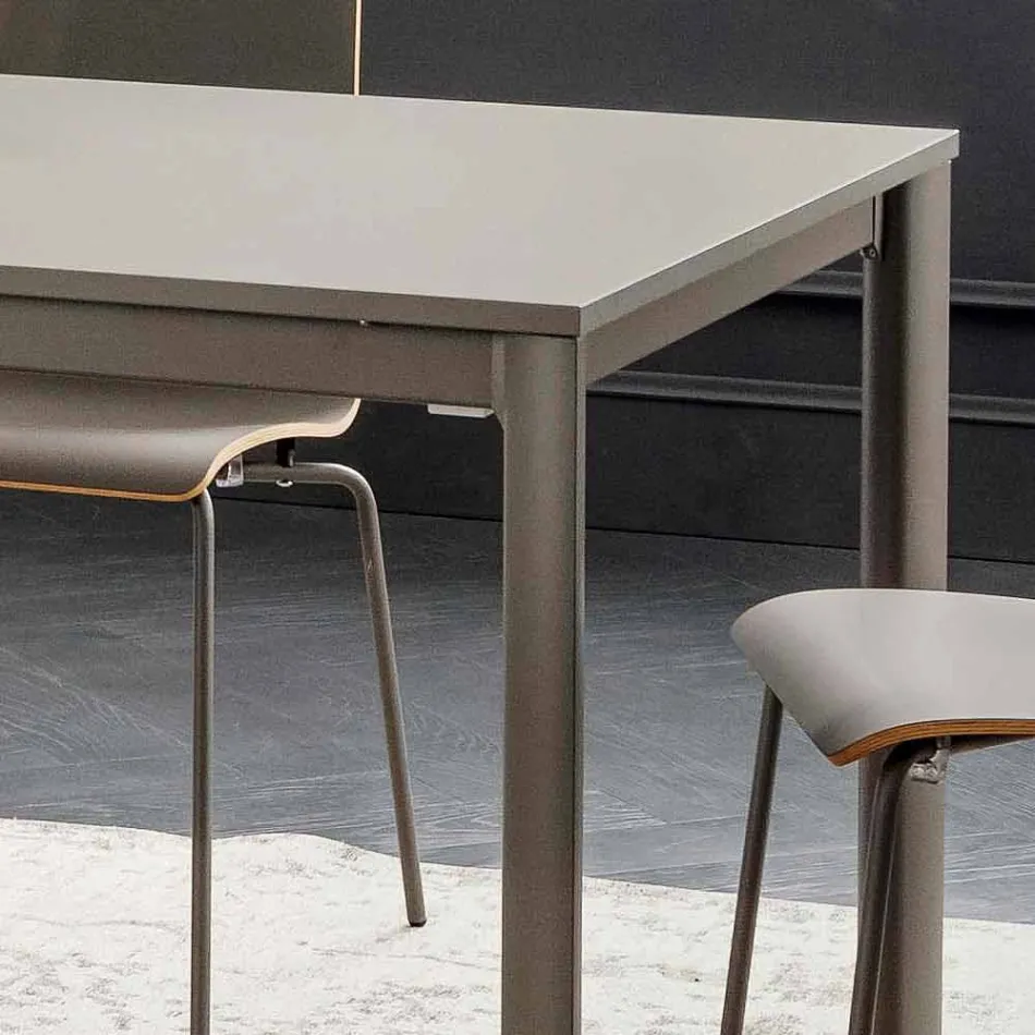 Tavolo Cucina Allungabile Fino a 240 cm in Fenix Realizzato in Italia - Maltese Viadurini