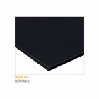 Tavolo Cucina in Fenix Stratificato e Alluminio Nero Made in Italy - Lingotto Viadurini