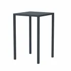 Tavolo da Bar Quadrato per Esterno in Metallo Verniciato Made in Italy - Cuba Viadurini