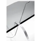 Tavolo da Caffè da Salotto Design in Plexiglass Trasparente o Fumè - Draco Viadurini