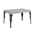 Tavolo da Cucina Allungabile in Legno e Ferro Antracite Made in Italy – Sassone