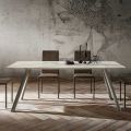 Tavolo da Cucina con Piano in Laminam Made in Italy, di Alta Qualità - Lingotto