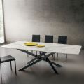 Tavolo da Cucina in Laminam con Struttura in Metallo Made in Italy - Carlino