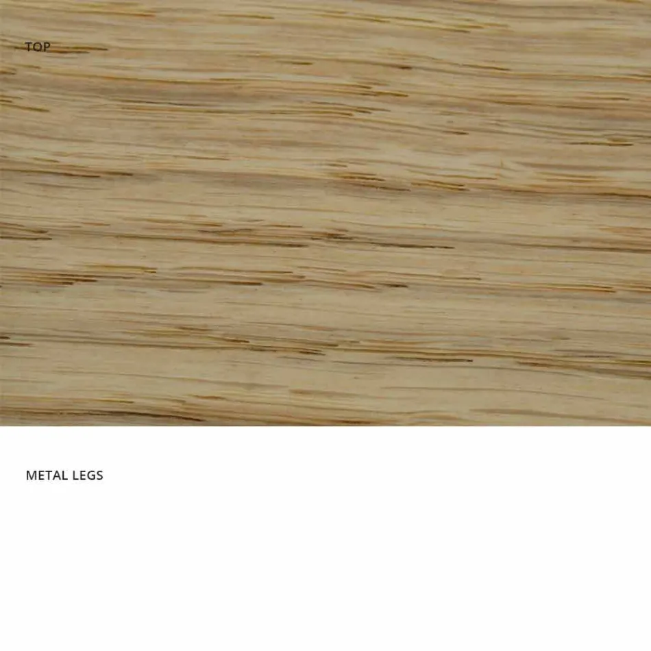 Tavolo da cucina in legno massellato di design made in Italy, Dionigi Viadurini