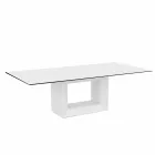 Tavolo da esterno 200x100 cm Vela by Vondom, in resina di polietilene Viadurini