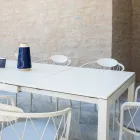 Tavolo da Esterno Allungabile a 250 cm in Metallo Made in Italy - Beverly Viadurini