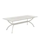 Tavolo da Esterno Allungabile Fino a 320 cm in Acciaio Zincato Made in Italy -Pearl  Viadurini