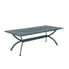 Tavolo da Esterno Allungabile Fino a 320 cm in Acciaio Zincato Made in Italy -Pearl  Viadurini