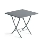 Tavolo da Esterno in Acciaio Zincato Realizzato in Italia - Blair  Viadurini