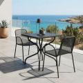 Tavolo da Esterno in Metallo Verniciato in Due Dimensioni Made in Italy - Lirion