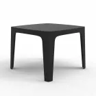 Tavolo da esterno quadrato Solid by Vondom in polipropilene, di design Viadurini