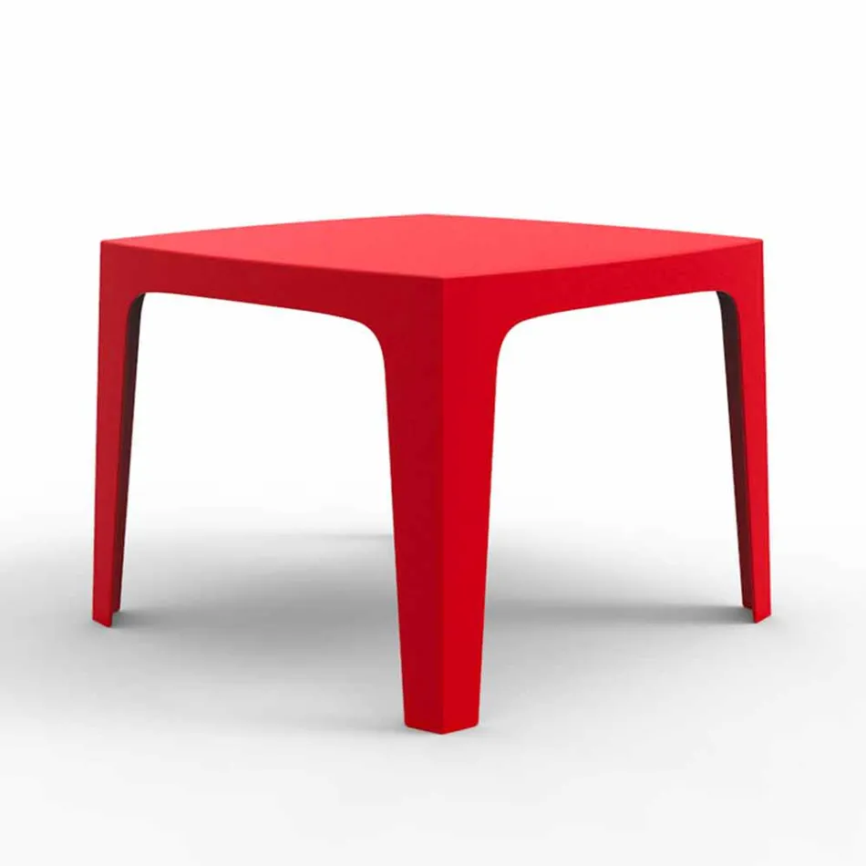 Tavolo da esterno quadrato Solid by Vondom in polipropilene, di design Viadurini