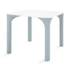 Tavolo da Giardino in Hpl con Gambe in Polietilene Made in Italy - Glen Viadurini