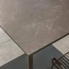 Tavolo da Giardino in HPL con Struttura in Alluminio Made in Italy - Carl Viadurini