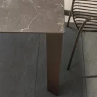 Tavolo da Giardino in HPL con Struttura in Alluminio Made in Italy - Carl Viadurini