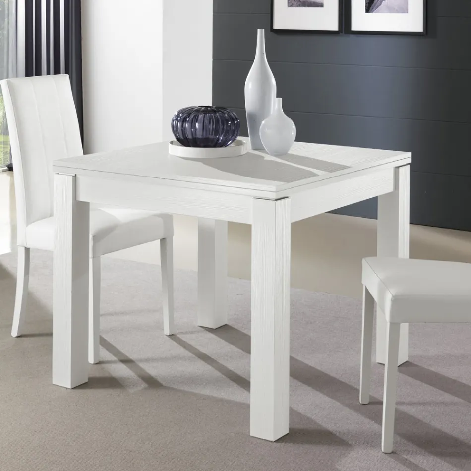 Tavolo da Pranzo Allungabile a 200 cm in Melaminico Made in Italy - Denis Viadurini