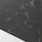 Tavolo da Pranzo Allungabile a 240 cm in Ceramica e Acciaio - Sollievo Viadurini