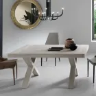 Tavolo da Pranzo Allungabile a 260 cm Effetto Legno Made in Italy - Lenova Viadurini