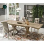 Tavolo da Pranzo Allungabile a 260 cm Effetto Legno Made in Italy - Lenova Viadurini