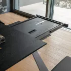 Tavolo da Pranzo Allungabile a 298 cm in Nobilitato Made in Italy - Fedemo Viadurini