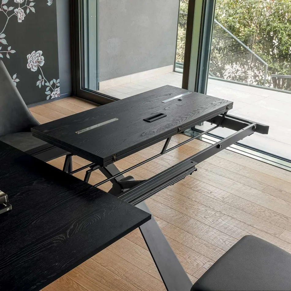 Tavolo da Pranzo Allungabile a 298 cm in Nobilitato Made in Italy - Fedemo Viadurini