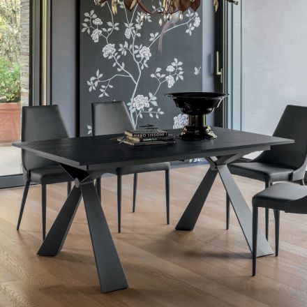 Tavolo da Pranzo Allungabile a 298 cm in Nobilitato Made in Italy - Fedemo Viadurini