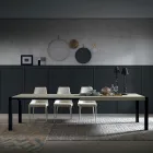 Tavolo da Pranzo Allungabile a 310 cm in Metallo Made in Italy - Euclide Viadurini