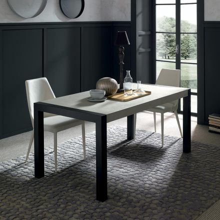 Tavolo da Pranzo Allungabile a 310 cm in Metallo Made in Italy - Euclide Viadurini