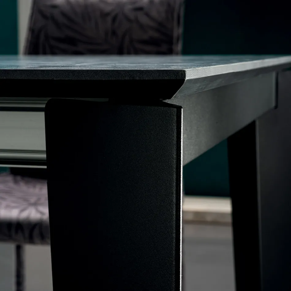 Tavolo da Pranzo Allungabile a 325 cm in Laminato Made in Italy - Settanta Viadurini