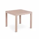 Tavolo da pranzo allungabile con piano in vetro Teo Viadurini