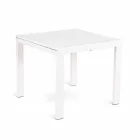 Tavolo da pranzo allungabile con piano in vetro Teo Viadurini