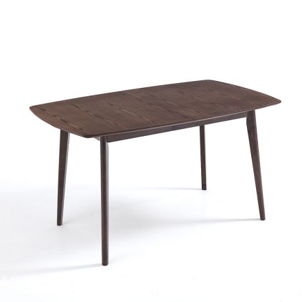 Tavolo da Pranzo Allungabile Fino a 150 cm in Mdf e Legno Massello - Decio Viadurini