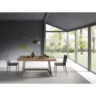 Tavolo da Pranzo Allungabile Fino a 160 cm in Legno Made in Italy - Eugenia Viadurini