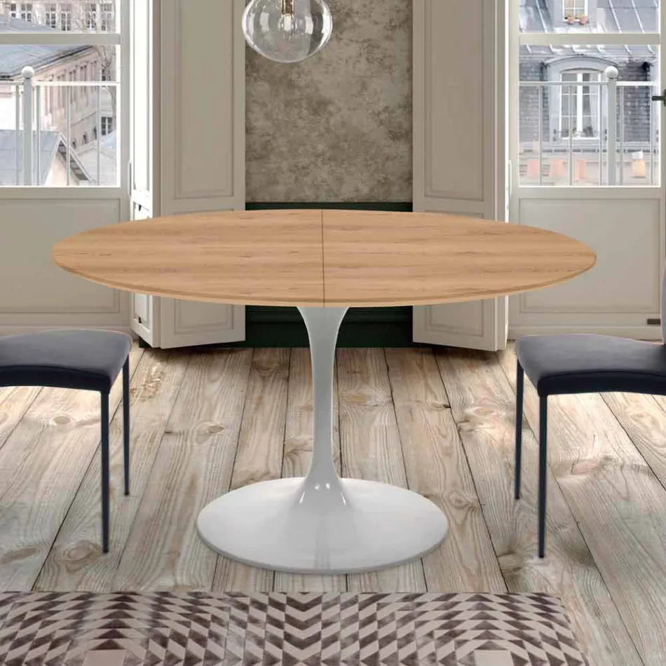 Tavolo da Pranzo Allungabile Fino a 170 cm in Laminato Made in Italy - Dollars Viadurini