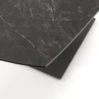 Tavolo da Pranzo Allungabile Fino a 180 cm in Ceramica e Acciaio - Catone Viadurini