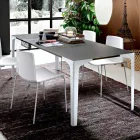 Tavolo da Pranzo Allungabile Fino a 222 cm in Fenix Made in Italy - Vulcano Viadurini