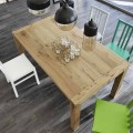 Tavolo da pranzo allungabile fino a 240 cm impiallacciato rovere - Ciro
