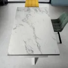 Tavolo da Pranzo Allungabile Fino a 240 cm in Grès Porcellanato - Domagnano Viadurini