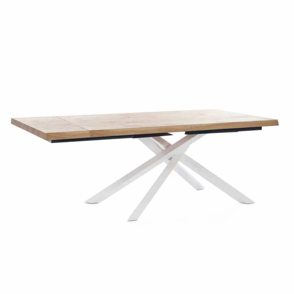 Tavolo da Pranzo Allungabile Fino a 240 cm in Legno Made in Italy - Xino Viadurini