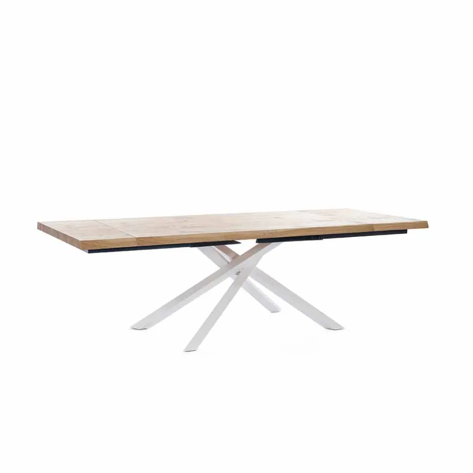 Tavolo da Pranzo Allungabile Fino a 240 cm in Legno Made in Italy - Xino Viadurini