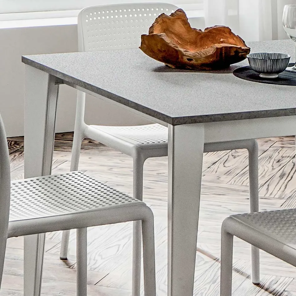 Tavolo da Pranzo Allungabile Fino a 252 cm in Hpl Made in Italy - Efisto Viadurini