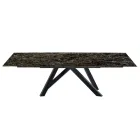 Tavolo da Pranzo Allungabile Fino a 278 cm in Laminam Made in Italy - Settimmio Viadurini