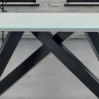 Tavolo da Pranzo Allungabile fino a 278 cm in Vetro Made in Italy – Settimmio Viadurini