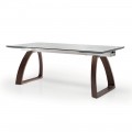 Tavolo da Pranzo Allungabile Fino a 280 cm in Vetro Made in Italy - Antimo